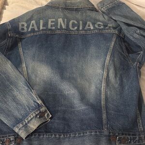 Balenciaga Blue Denim Jacket